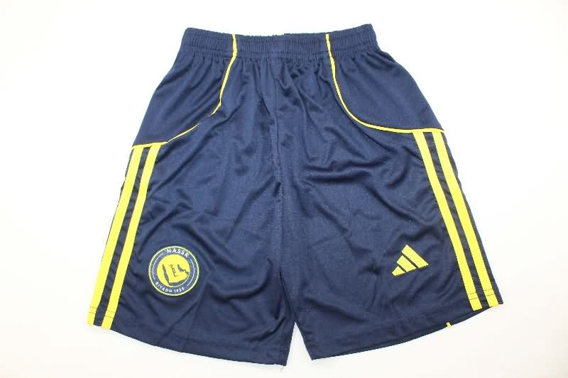 25/26 Al Nassr FC Home Kids Soccer Jersey And Shorts