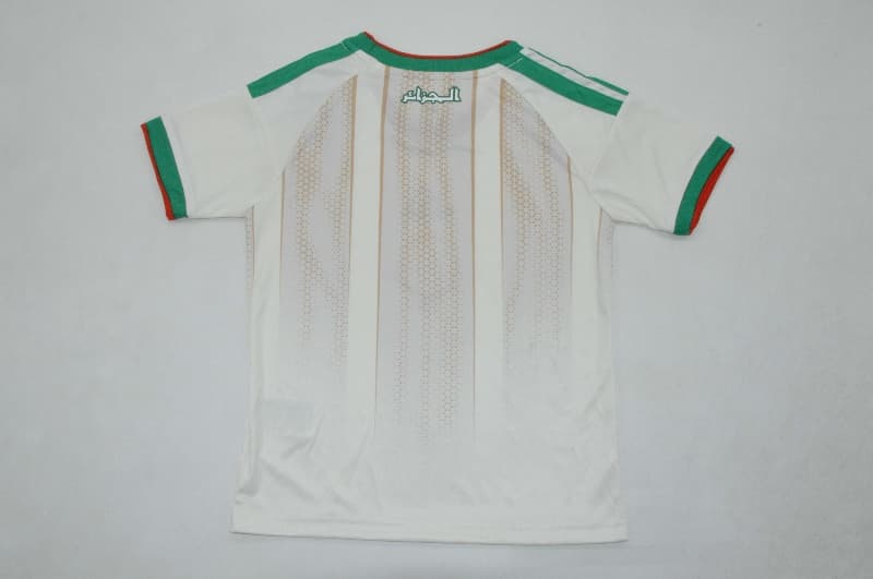 2026 Algeria Home Kids Soccer Jersey And Shorts