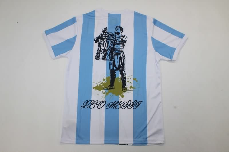 2025 Argentina MESSI Special Kids Soccer Jersey And Shorts 02