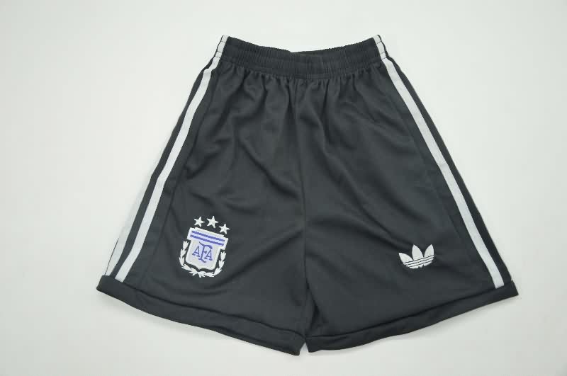 2026 Argentina World Cup Away Kids Soccer Jersey And Shorts