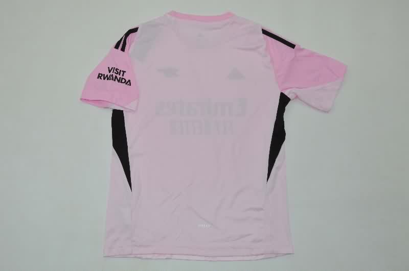 25/26 Arsenal Goalkeeper Pink Kids Soccer Jersey And Shorts