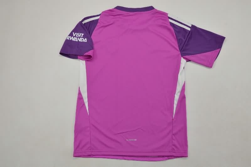 25/26 Arsenal Goalkeeper Purple Kids Soccer Jersey And Shorts