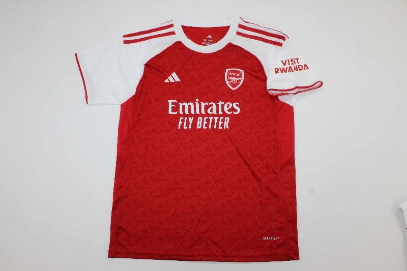 25/26 Arsenal Home Kids Soccer Jersey And Shorts