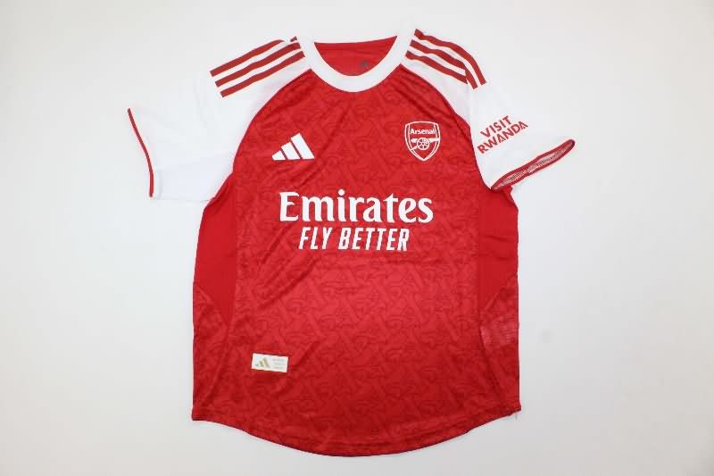25/26 Arsenal Home Kids Soccer Jersey And Shorts (Player)