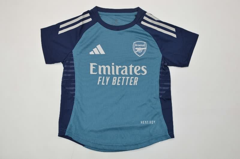 25/26 Arsenal Training Kids Soccer Jersey And Shorts (Player)