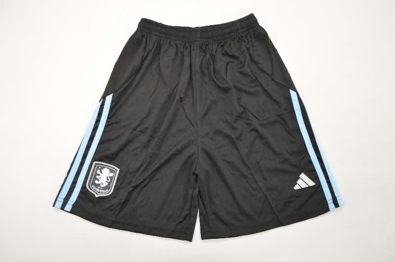 25/26 Aston Villa Away Kids Soccer Jersey And Shorts