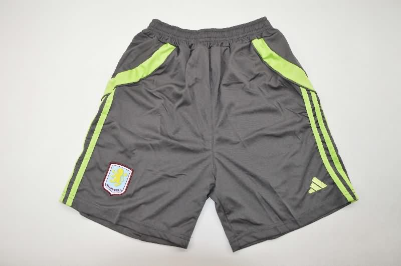 25/26 Aston Villa Goalkeeper Black Kids Soccer Jersey And Shorts