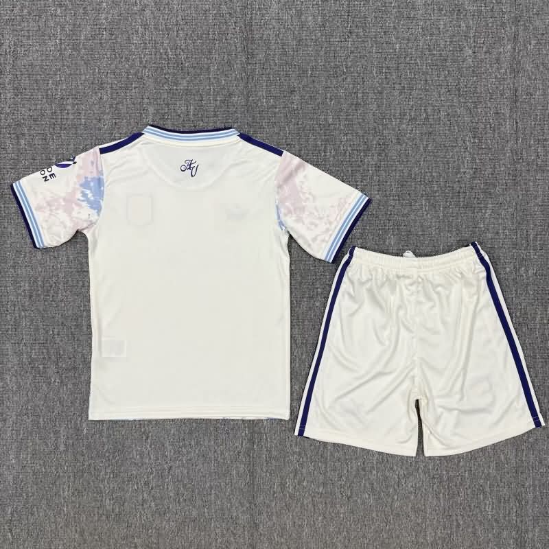 25/26 Aston Villa Third Kids Soccer Jersey And Shorts
