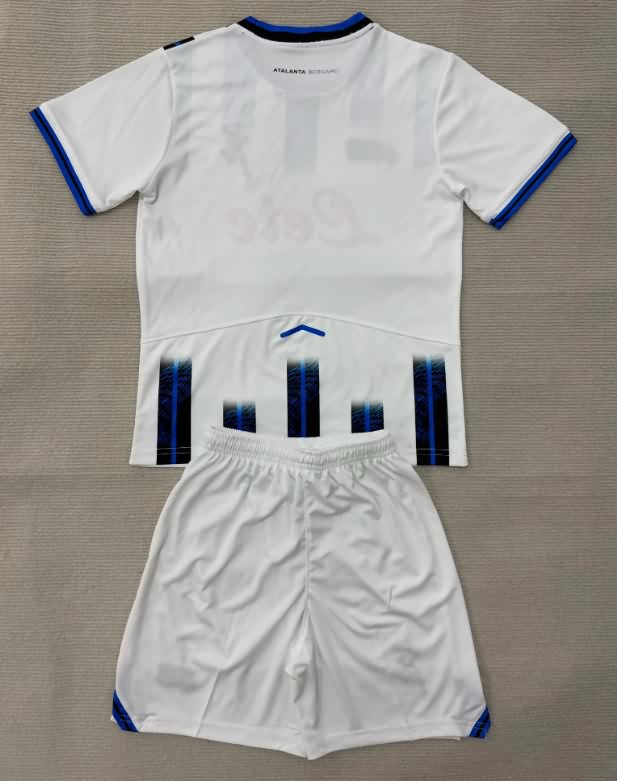 25/26 Atalanta BC Away Kids Soccer Jersey And Shorts