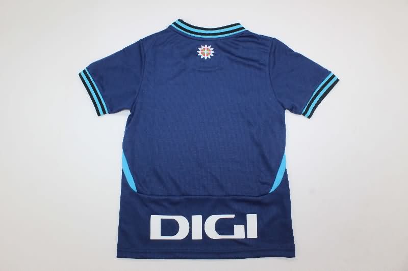 25/26 Athletic Bilbao Away Kids Soccer Jersey And Shorts