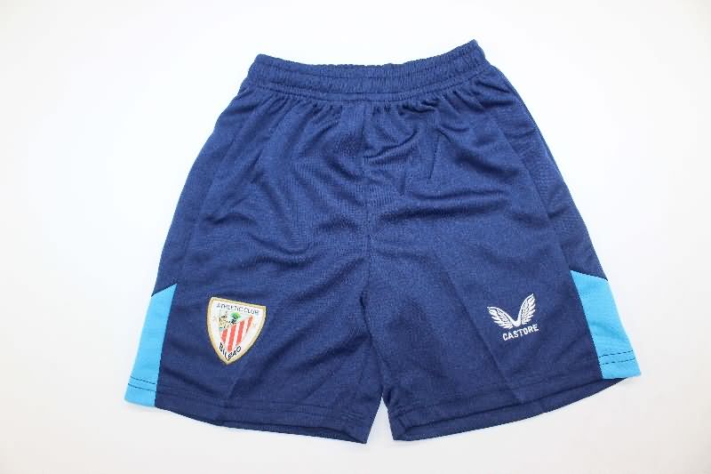 25/26 Athletic Bilbao Away Kids Soccer Jersey And Shorts