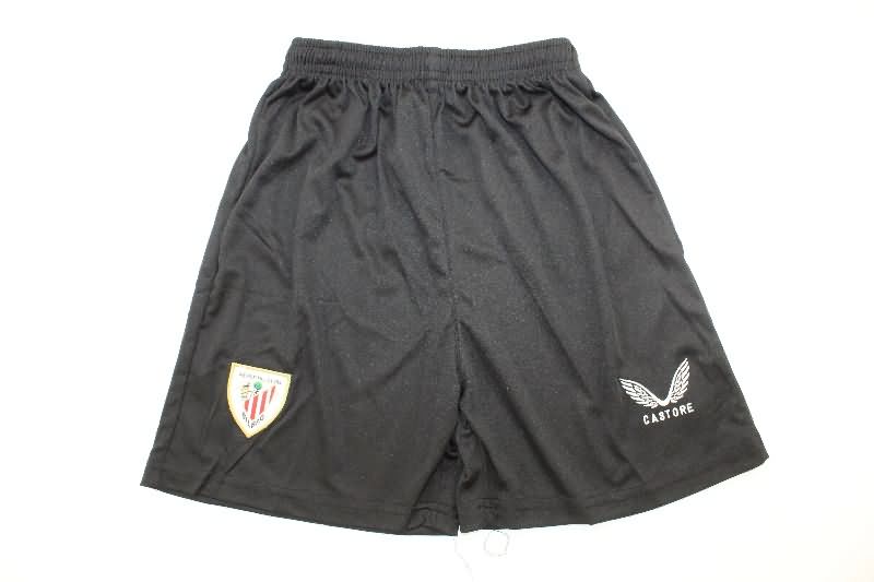 25/26 Athletic Bilbao Goalkeeper Black Kids Soccer Jersey And Shorts