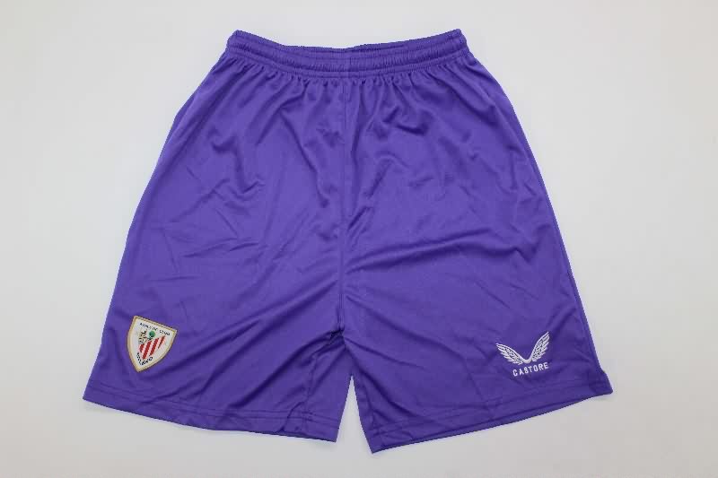 25/26 Athletic Bilbao Goalkeeper Purple Kids Soccer Jersey And Shorts