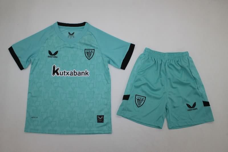 25/26 Athletic Bilbao Third Kids Soccer Jersey And Shorts