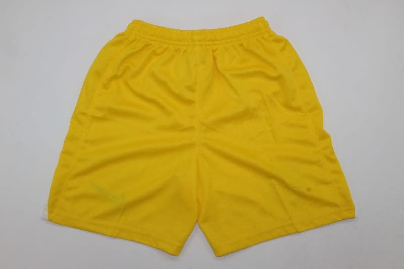 25/26 Atletico Madrid Goalkeeper Yellow Kids Soccer Jersey And Shorts