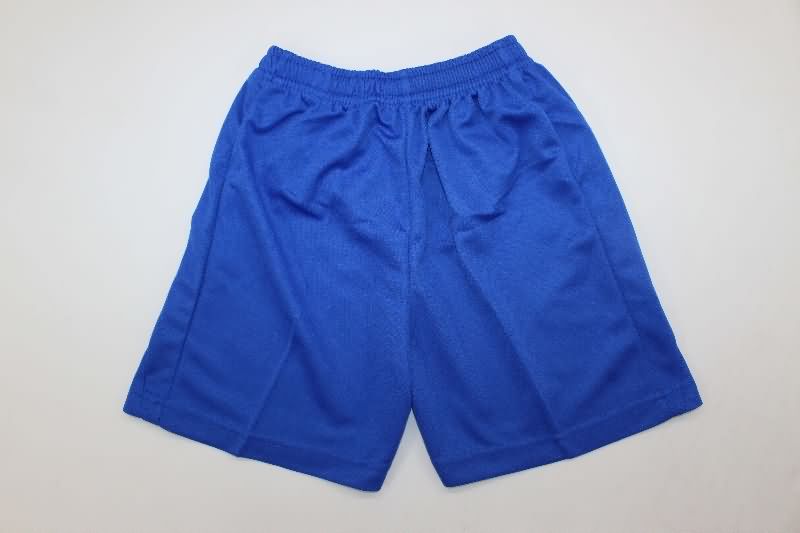 25/26 Atletico Madrid Home Kids Soccer Jersey And Shorts