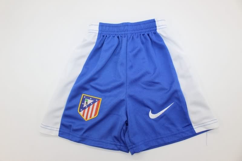 25/26 Atletico Madrid Home Kids Soccer Jersey And Shorts Leaked