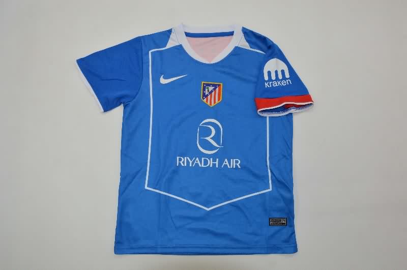 25/26 Atletico Madrid Third Kids Soccer Jersey And Shorts