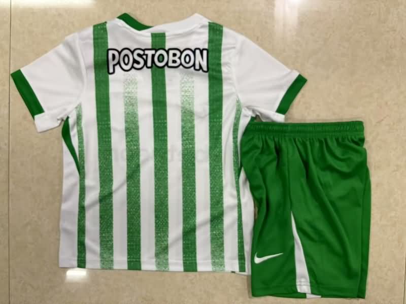 2025 Atletico Nacional Home Kids Soccer Jersey And Shorts