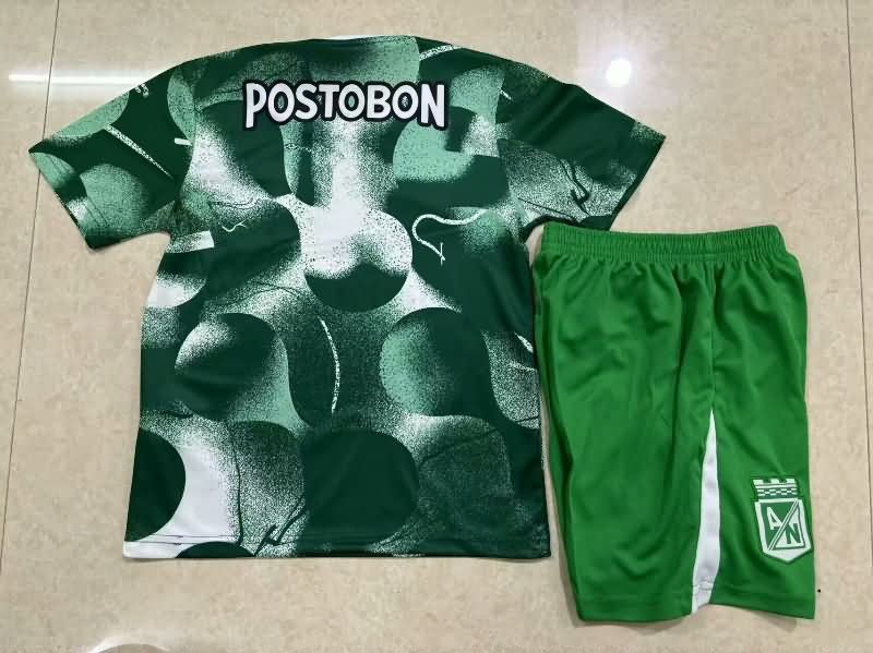 2025 Atletico Nacional Training Kids Soccer Jersey And Shorts