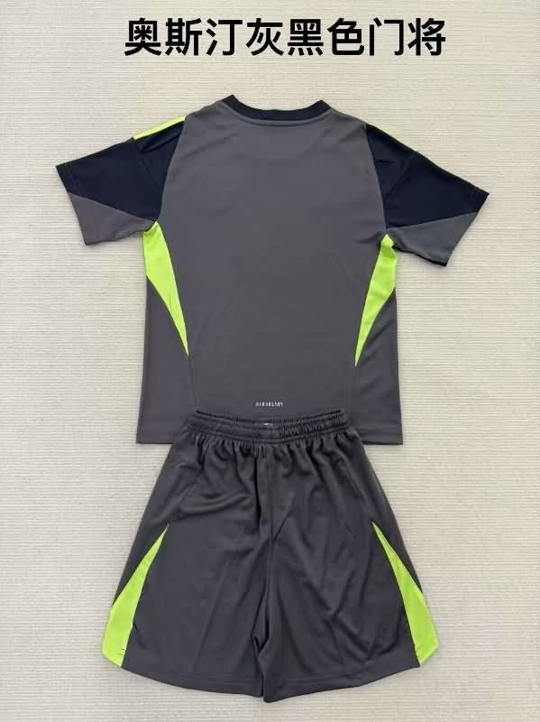 2025 Austin Goalkeeper Black Kids Soccer Jersey And Shorts