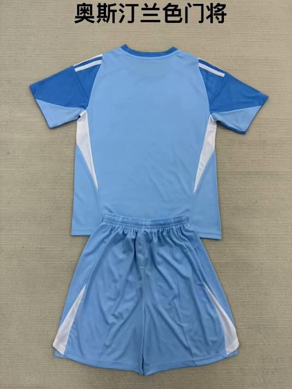 2025 Austin Goalkeeper Blue Kids Soccer Jersey And Shorts