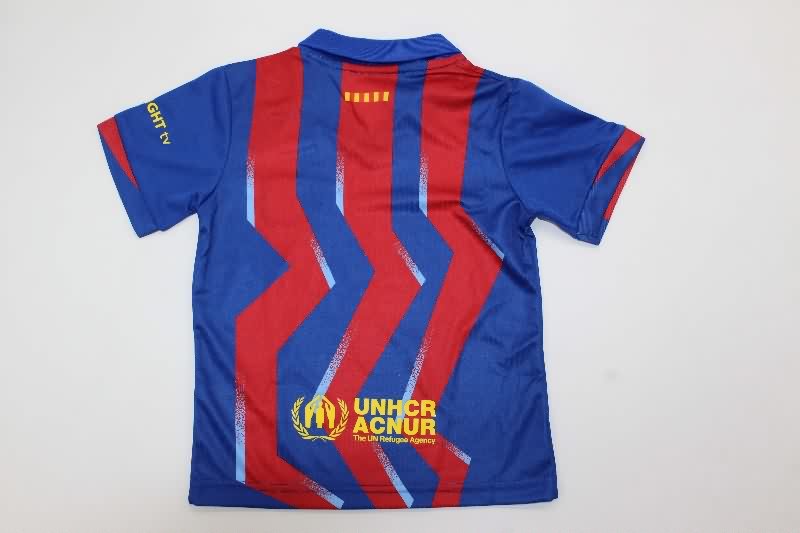 25/26 Barcelona Fourth Kids Soccer Jersey And Shorts