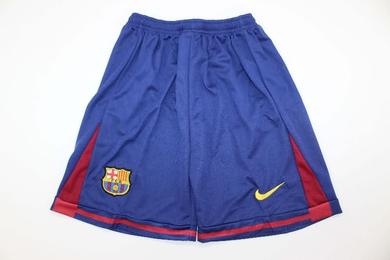25/26 Barcelona Home Kids Soccer Jersey And Shorts