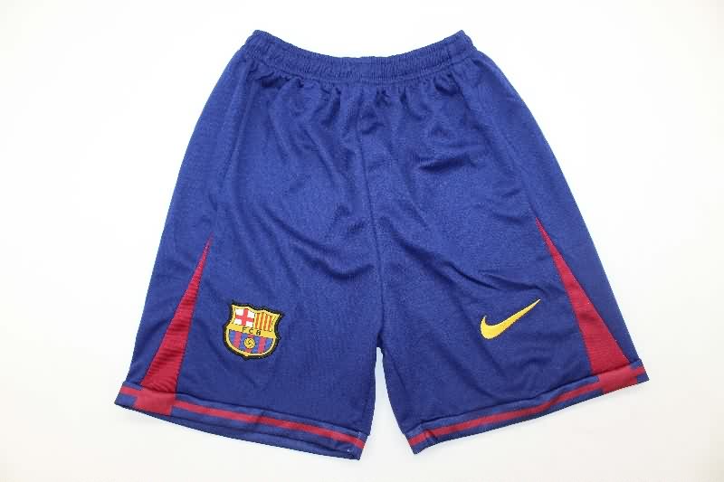 25/26 Barcelona Home Long Sleeve Kids Soccer Jersey And Shorts