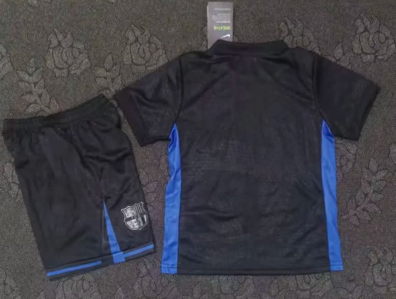 25/26 Barcelona Training Kids Soccer Jersey And Shorts 05