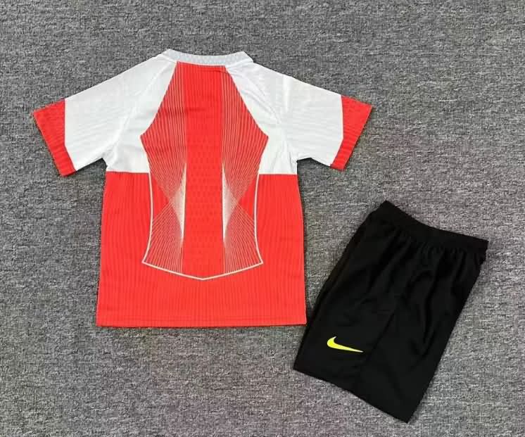 25/26 Barcelona Training Kids Soccer Jersey And Shorts 06