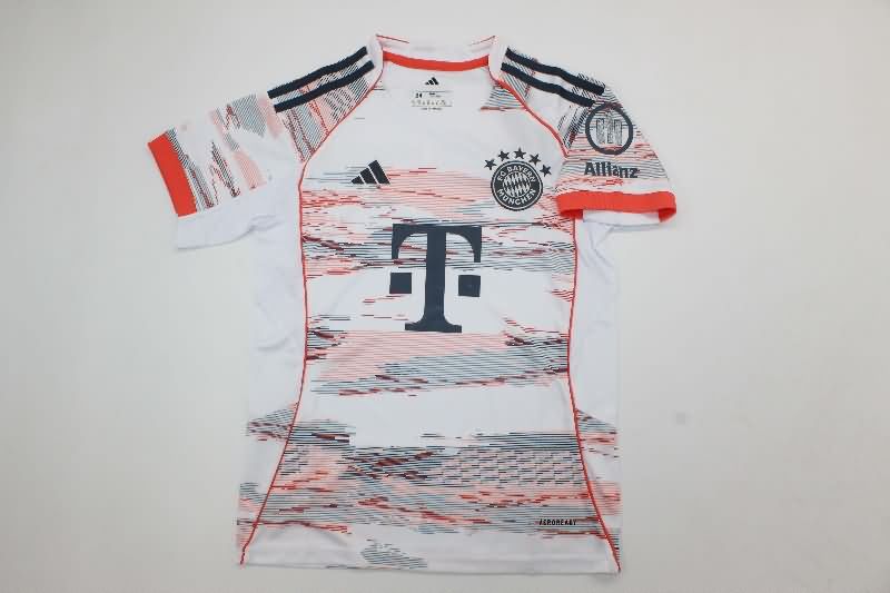 25/26 Bayern Munich Away Kids Soccer Jersey And Shorts