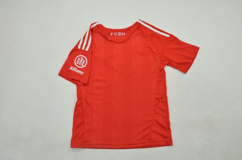 25/26 Bayern Munich Goalkeeper Red Kids Soccer Jersey And Shorts
