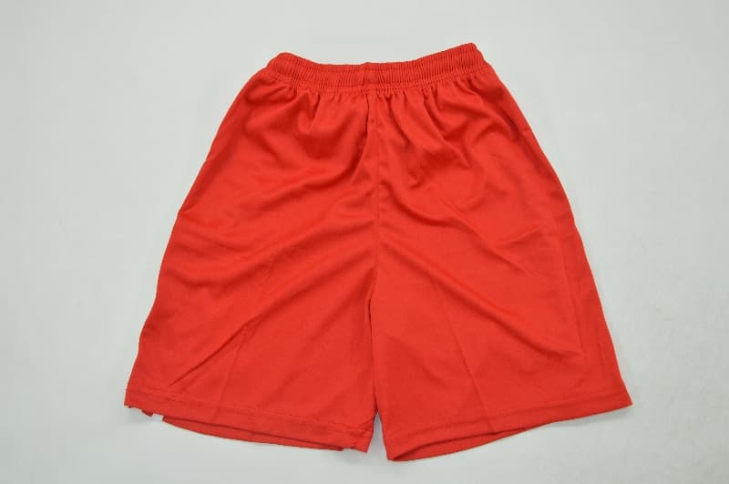 25/26 Bayern Munich Goalkeeper Red Kids Soccer Jersey And Shorts