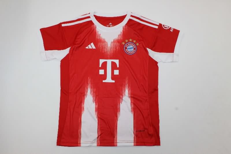 25/26 Bayern Munich Home Kids Soccer Jersey And Shorts