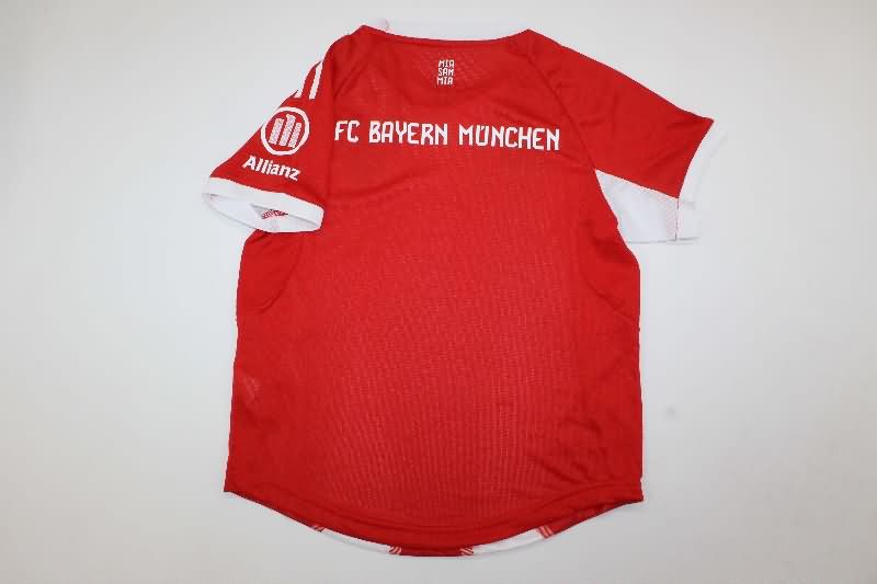 25/26 Bayern Munich Home Kids Soccer Jersey And Shorts (Player)