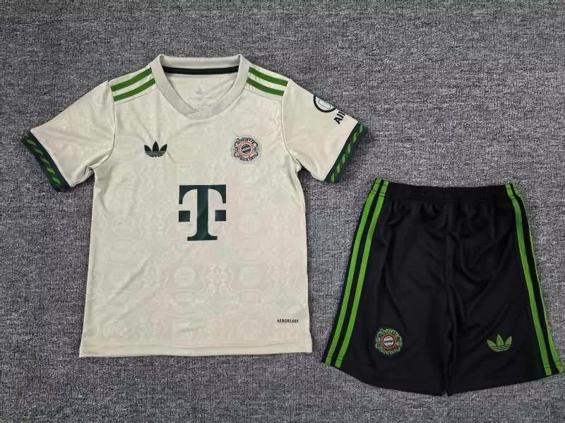 25/26 Bayern Munich Oktoberfest Kids Soccer Jersey And Shorts