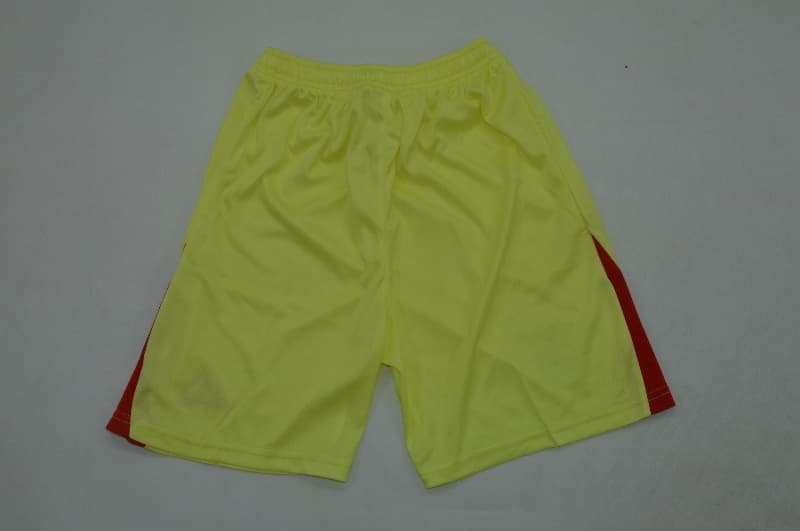 25/26 Benfica Goalkeeper Yellow Kids Soccer Jersey And Shorts