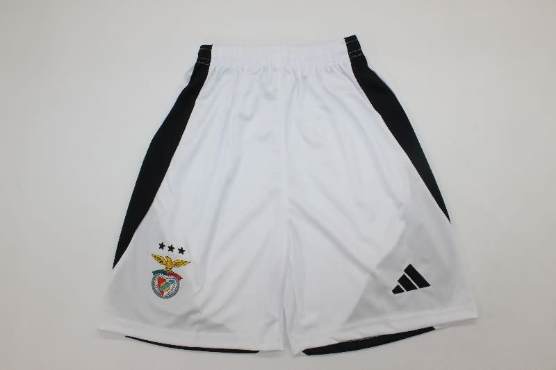 25/26 Benfica White Kids Soccer Jersey And Shorts