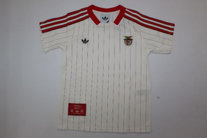 25/26 Benfica Yellow Kids Soccer Jersey And Shorts