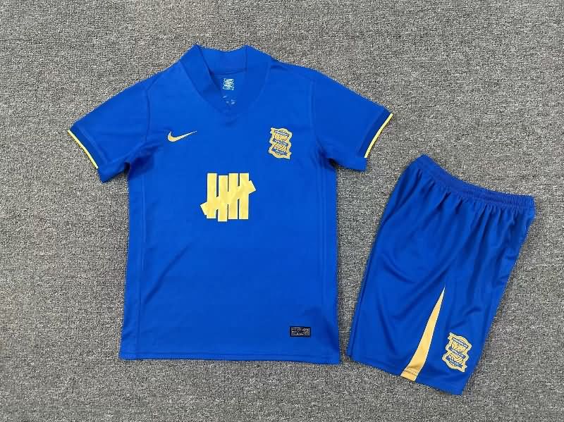 25/26 Birmingham City Home Kids Soccer Jersey And Shorts