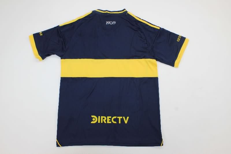 25/26 Boca Juniors Home Kids Soccer Jersey And Shorts