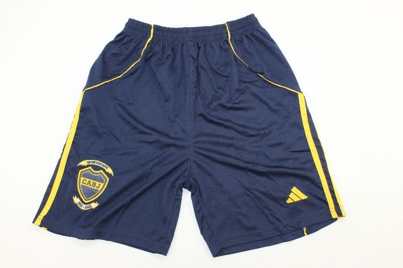 25/26 Boca Juniors Home Kids Soccer Jersey And Shorts