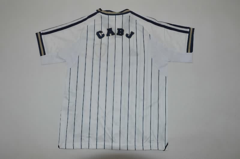 25/26 Boca Juniors Travel White Kids Soccer Jersey And Shorts