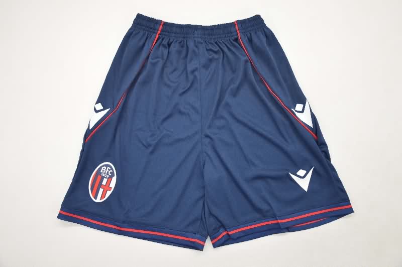 25/26 Bologna Home Kids Soccer Jersey And Shorts