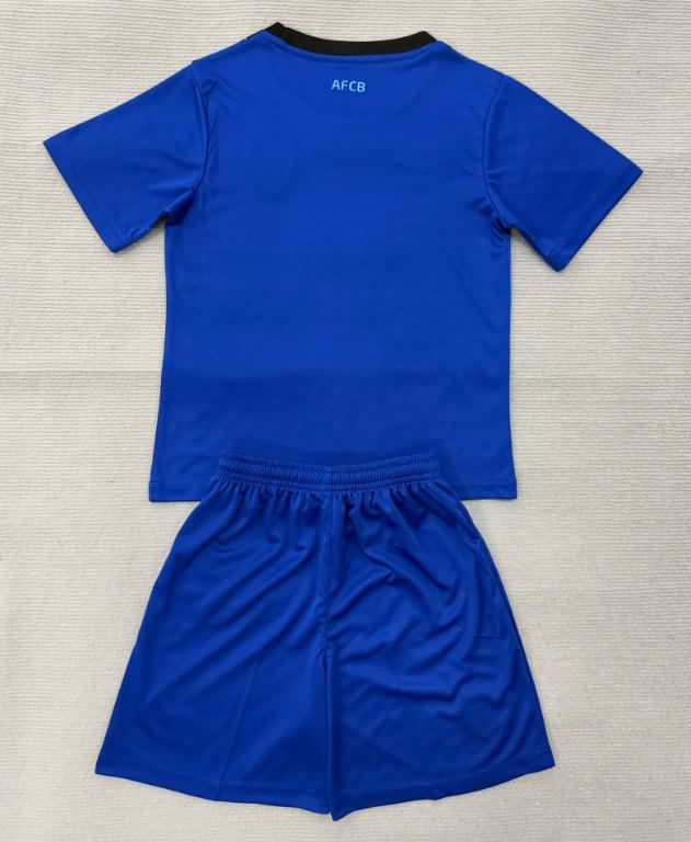 25/26 Bournemouth Away Kids Soccer Jersey And Shorts