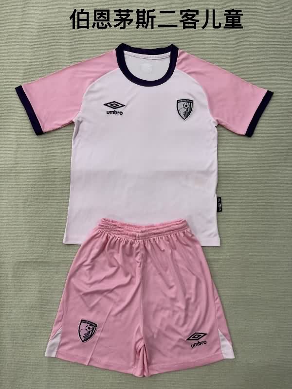 25/26 Bournemouth Third Kids Soccer Jersey And Shorts