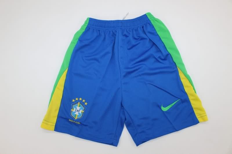 2025 Brazil Home Kids Soccer Jersey And Shorts