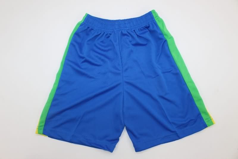 2025 Brazil Home Kids Soccer Jersey And Shorts