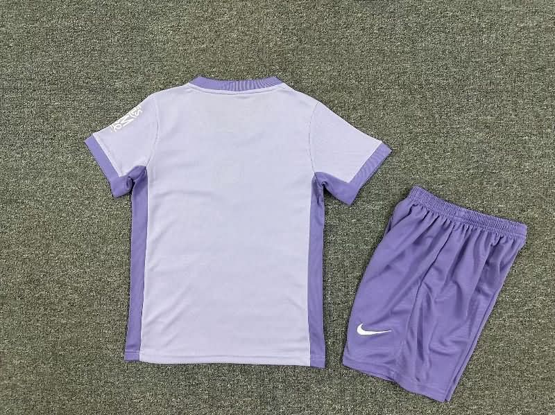 25/26 Brighton Away Kids Soccer Jersey And Shorts